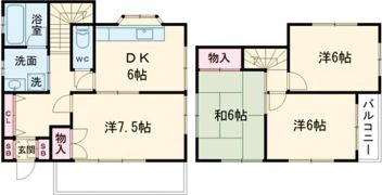 芝富士1丁目住宅の間取り画像