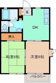 ニュークレストBの間取り画像