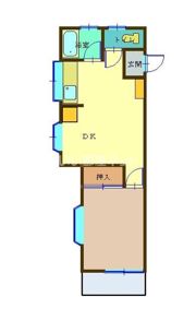 ハイツオオクラの間取り画像