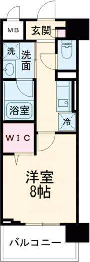 Eastern Wells(イースタン ウェルス)の間取り画像