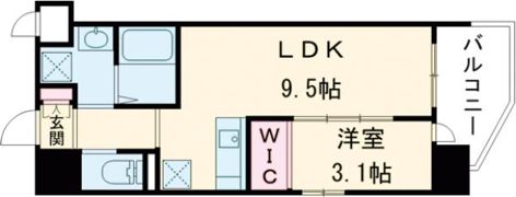 Luxe門真Ⅱの間取り画像