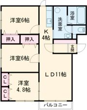 バンビーノ住吉の間取り画像