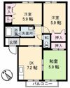 パティオ 3棟の間取り画像