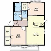 グランドール如意申の間取り画像