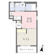 Shino王居殿 Bの間取り画像