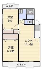 アンソレイユ・Kの間取り画像