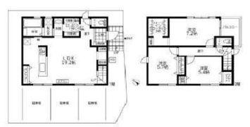 八王子市中野上町4丁目戸建ての間取り画像