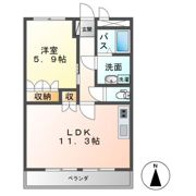 グランド・ソレイユの間取り画像