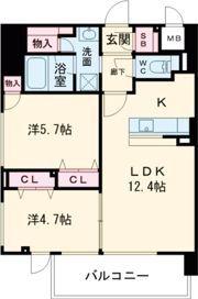 Moruan Residenceの間取り画像