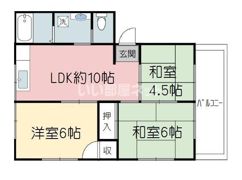 外山ハイツの間取り画像