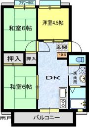 ハイライフ式部の間取り画像
