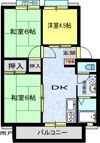 ハイライフ式部の間取り画像