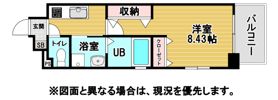 アクシオ北九州Ⅲの間取り画像