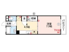 プレアール中央町の間取り画像