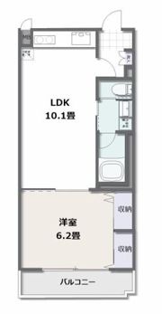 ピアコート Bの間取り画像
