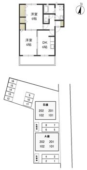 グリシーヌAの間取り画像