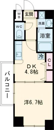プレジオ中之島の間取り画像