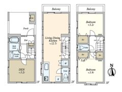 塩浜2丁目戸建の間取り画像