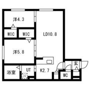 Primavorta新札幌の間取り画像