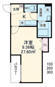 GRADUS和光の間取り画像