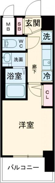 エステムコート名古屋黒川シャルマンの間取り画像
