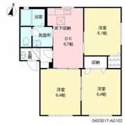 アムールD A棟の間取り画像