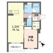 グランルージュの間取り画像