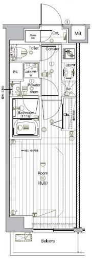 PREMIUM CUBE G 北新宿DEUXの間取り画像