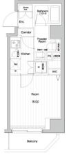 PREMIUM CUBE 関内の間取り画像