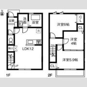 Maisonette land 次木Bの間取り画像