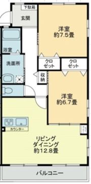 フォブール司Ⅱの間取り画像