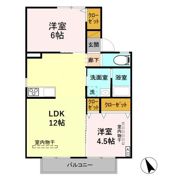 メゾンタムラ Aの間取り画像