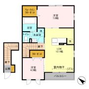 サンリバーの間取り画像