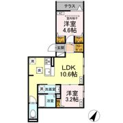 セレスティア柴又Ⅲの間取り画像