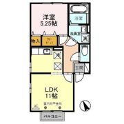 ユニ ステイ壱番館 Aの間取り画像