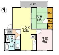 サニーハイツ田寺 A棟の間取り画像