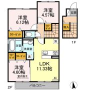 カーサ・サンモールの間取り画像