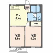 ドミール南陽 Bの間取り画像