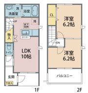 Lupinus(ルピナス) Bの間取り画像
