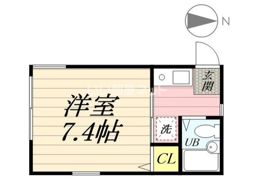 アンファンA棟の間取り画像