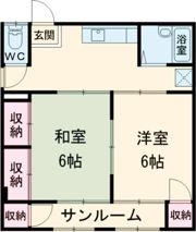 ハイツマホロバの間取り画像