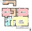 ソレイユ Bの間取り画像