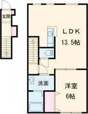 Belle・chaton Ⅰの間取り画像