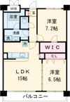 クレセント コートの間取り画像