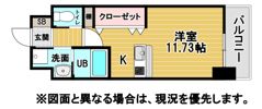 アクシオ北九州Ⅲの間取り画像