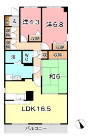 グリーンコート日吉の間取り画像