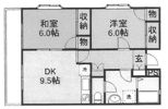 冨田マンションB棟の間取り画像