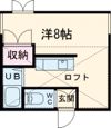 テラハウス深堀の間取り画像
