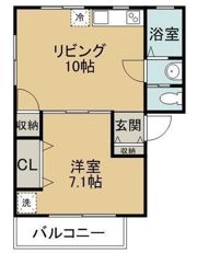 ハイツ欅の間取り画像