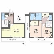 plancher曙 Aの間取り画像